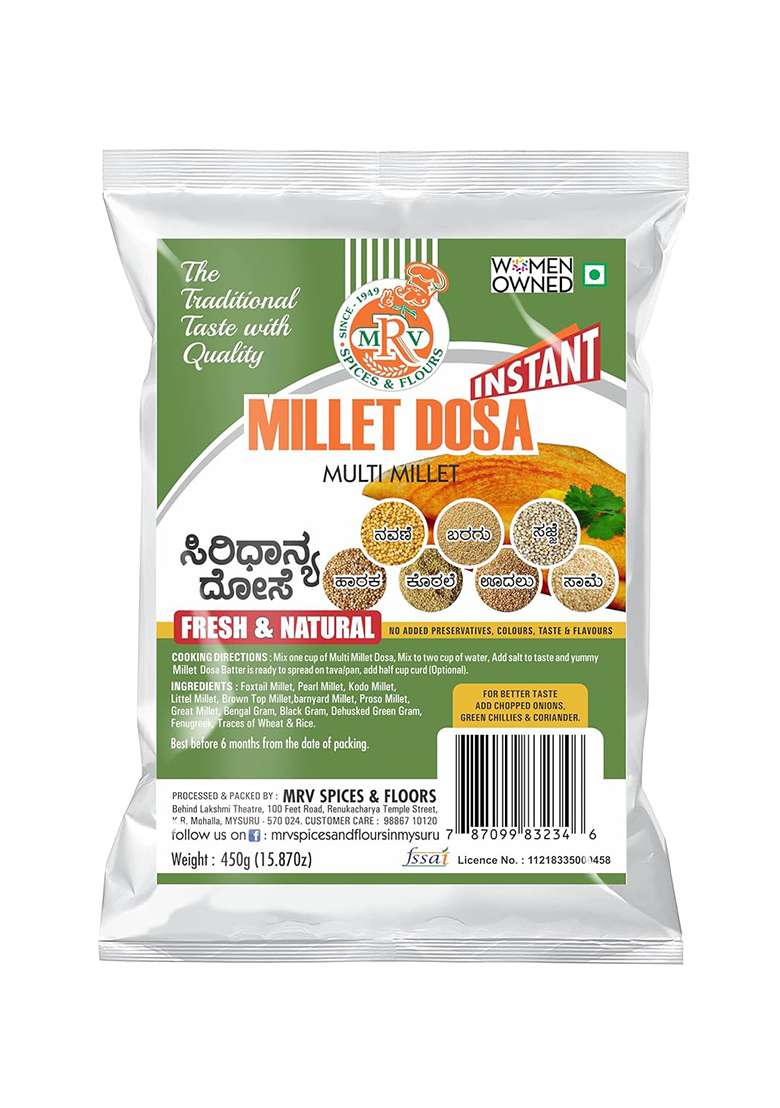 Mrv Multi Millet Dosa - Indya