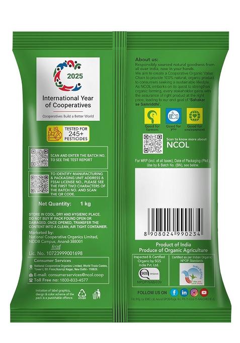 Bharat Organics Unpolished Chana Dal