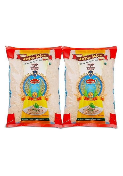 Bhogali Jalpan Joha Rice | Aromatic Assam Rice | Hygienically Packed | Soft & Fragrant Grain For Traditional Recipes | 1Kg (Pack Of 2, 2000, Gram)