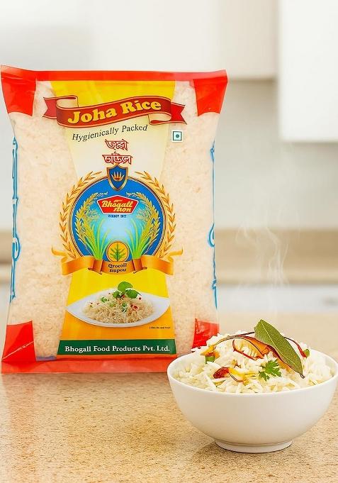 Bhogali Jalpan Joha Rice | Aromatic Assam Rice | Hygienically Packed | Soft & Fragrant Grain For Traditional Recipes | 1Kg (Pack Of 2, 2000, Gram)