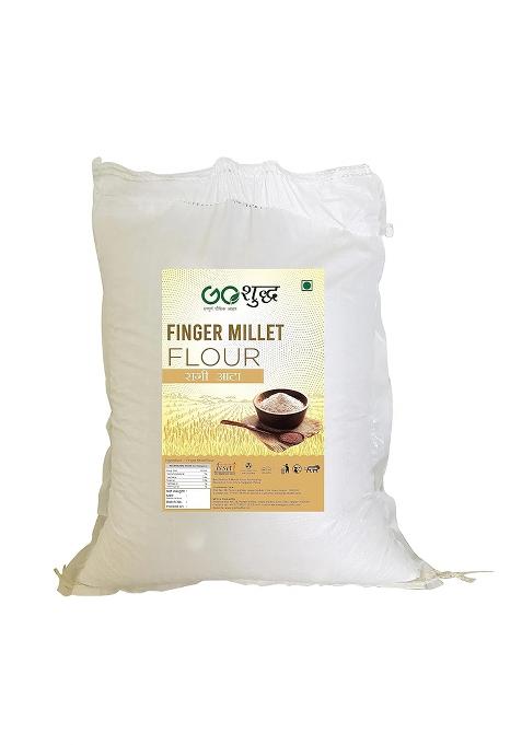 Goshudh Ragi Flour 5Kg Pack| Kitchen Essentials| Cereal Grain Flour|Helps In Weight Loss| Boosts Immunity, Skin & Hair Health| Good For Digestion