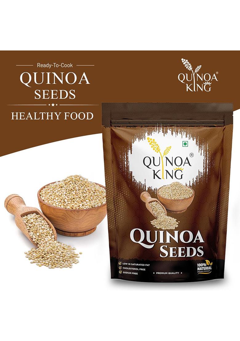 Quinoa King 100% Natural Quinoa 900G High Protein & Fibre Healthy Food Quinoa Seeds For Breakfast