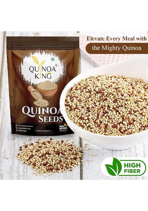 Quinoa King 100% Natural Quinoa 900G High Protein & Fibre Healthy Food Quinoa Seeds For Breakfast
