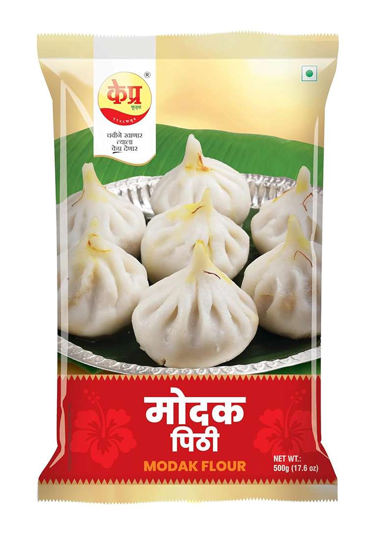 K-Pra Modak Peethi | 500 Gms| No Artificial Flavours, Colours & Preservatives | Modak Flour | Sweet Dumpling Flour| - Indya