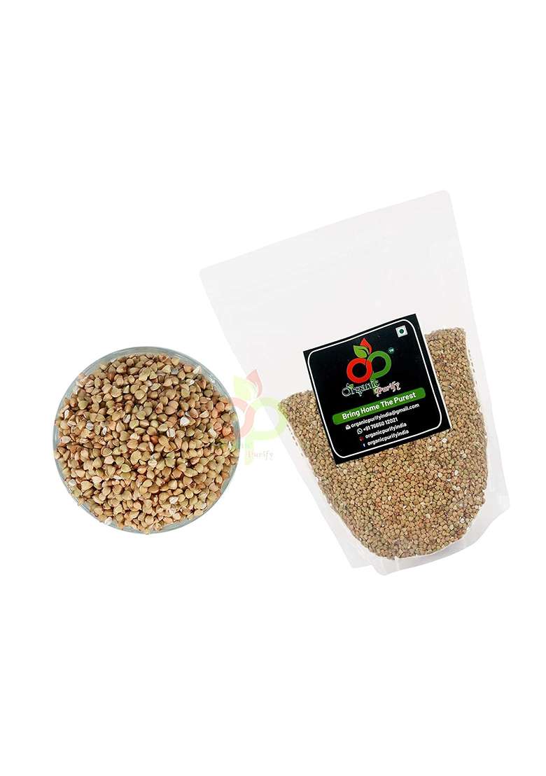 Organic Purify Buckwheat Seeds|Gluten Free Buckwheat Groats|Kuttu (400Gm) - Indya