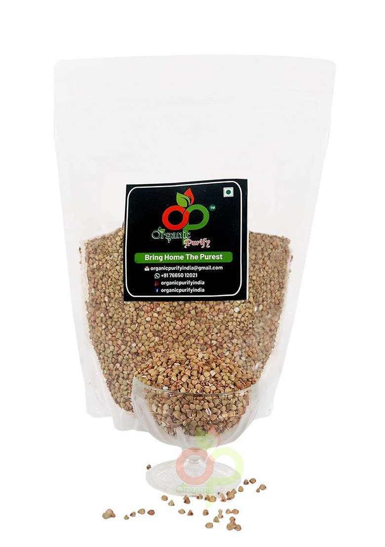 Organic Purify Buckwheat Seeds|Gluten Free Buckwheat Groats|Kuttu (400Gm) - Indya