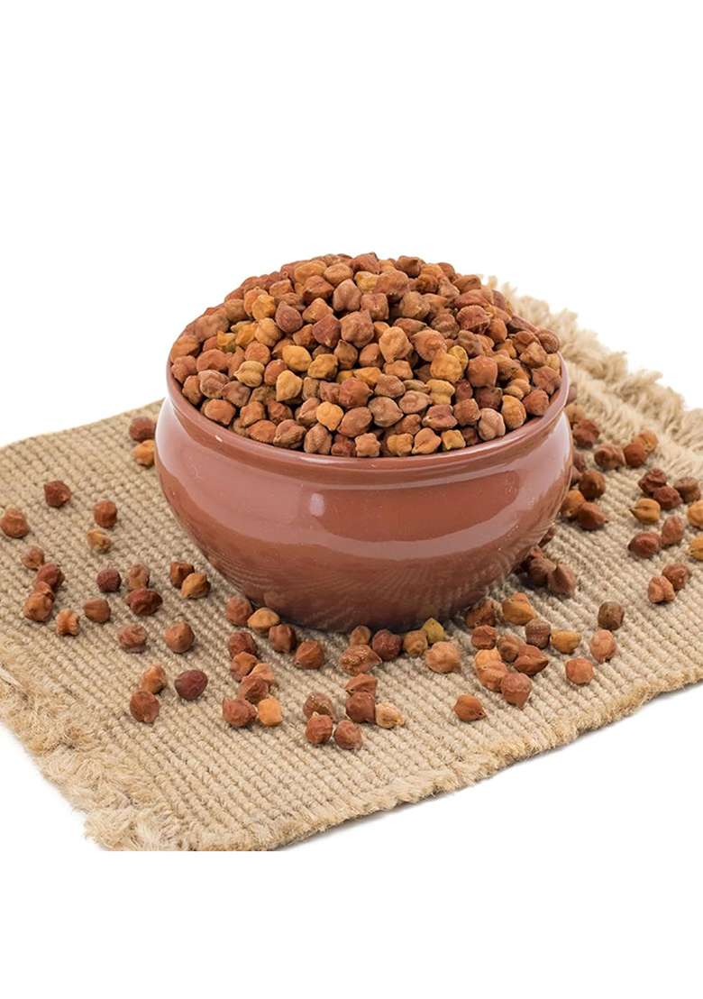 Thakar Unpolished Kala Chana Big 1Kg (Black Gram) | Desi Chana | 100% Natural | High Protein Fiber | For Curry Sprouts Sabzi Vrat | Gluten Free - Indya