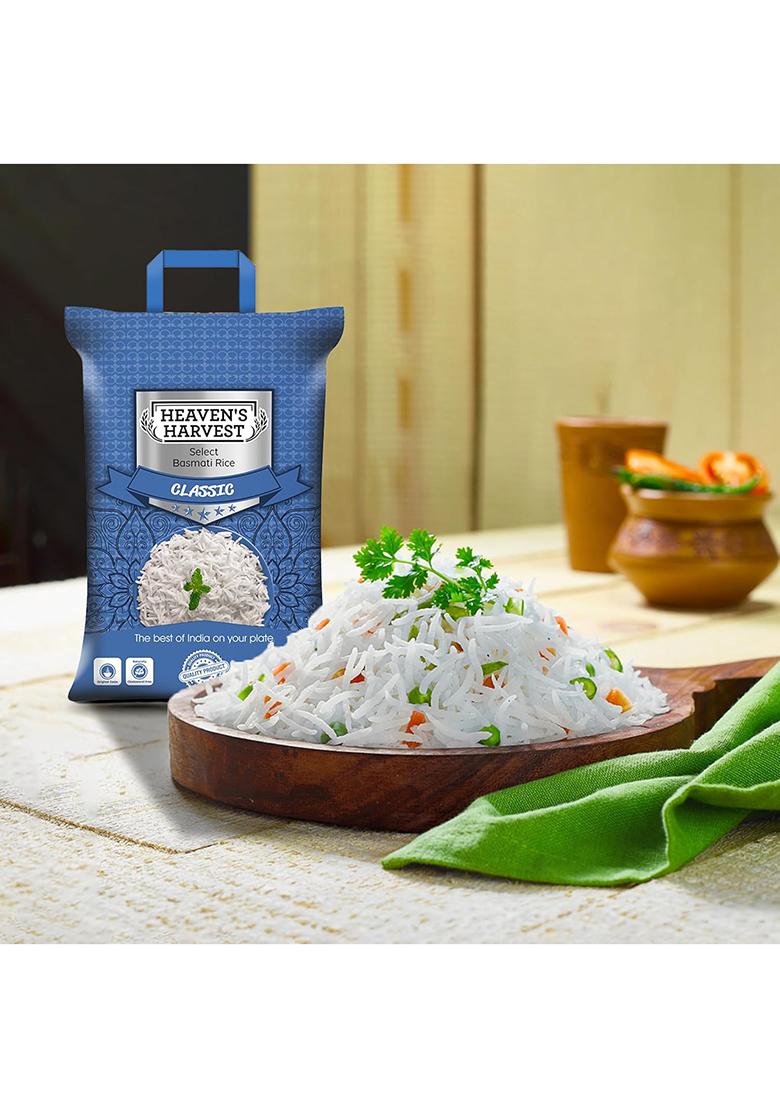 Heaven'S Harvest Select Classic Basmati Rice Tasty, Long Grain | 10 Kg