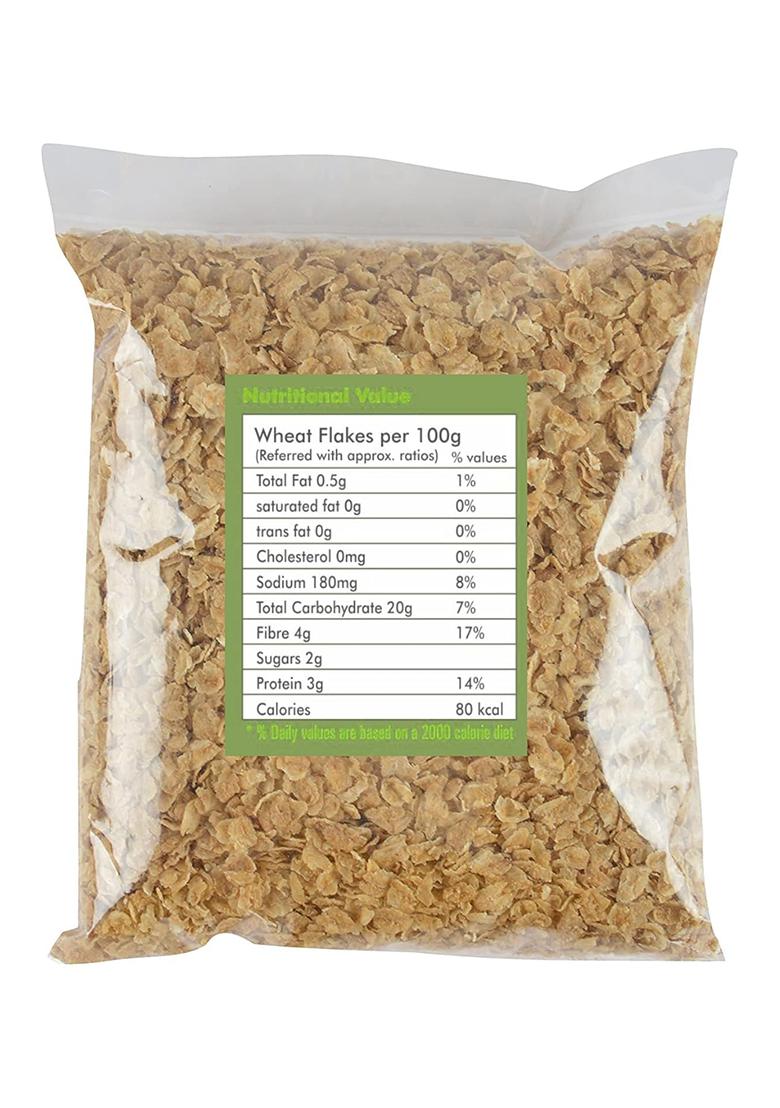 Ikkiyam Wheat Flakes (Poha) | Cereal Millet Flakes | Rich In Dietary Fiber | Whole Grain Poha | Premium Allergen-Free Breakfast | Homemade Style To Reduce Cholesterol | 1 Kg Pack