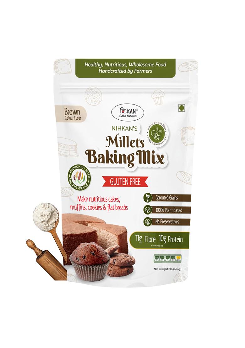 Nihkan Gluten Free Baking Mix Flour With Millets