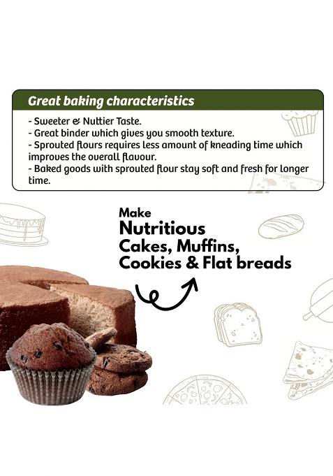 Nihkan Gluten Free Baking Mix Flour With Millets