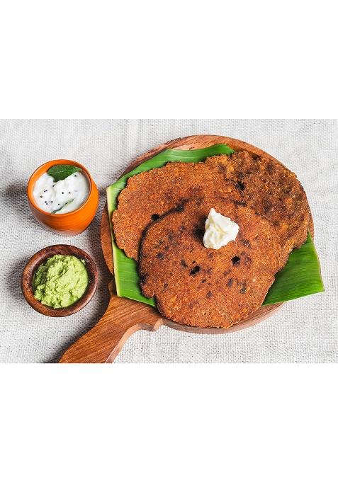 Thalipeeth Bhajani Atta, Instant Thalipeeth Mix From Damle With 18 Healthy Grains, Protein-Rich Multi Grain Flour, No Preservatives, 500Gm Pack Of 2 (250Gm Each)