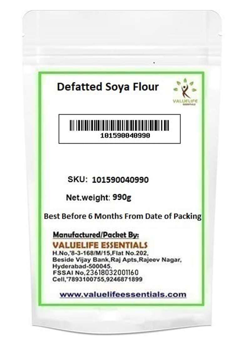 Valuelife Defatted Soya Flour (990G) - Indya