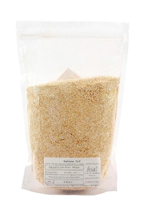 Naturevit Oats Bran 5 Kg (1 Kg X 5 Pack) | Hot Cereal | Rich In Dietary Fiber & Protein | Ideal For Porridge, Baking & Smoothies