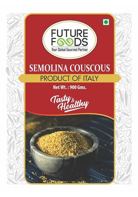 Future Foods Semolina Couscous 900G (Pack Of 2)| Mild And Neutral Taste | Light And Fluffy Texture | Good Fiber Source | With Multiple Health Benefits | Helps Lower Cholesterol