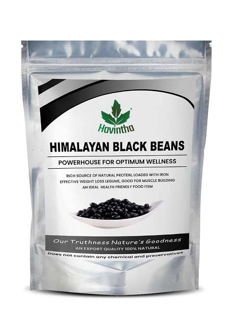 Havintha Natural Black Beans | Black Soybeans - 250 Gm