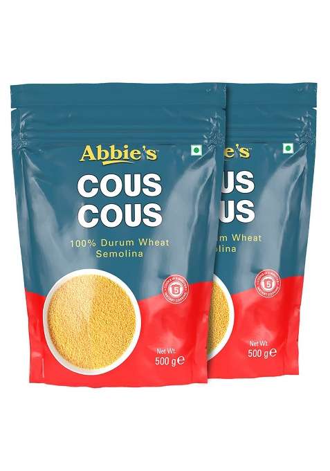 Abbie'S Cous Cous 100% Durum Wheat Semolina 500 G, Pack Of 2