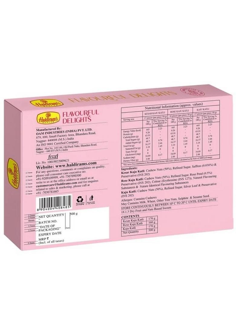 Haldirams Flavourful Delights (Assorted Kaju Katli 500 G)