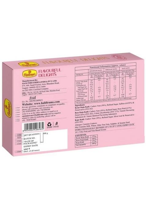 Haldirams Flavourful Delights (Assorted Kaju Katli 500 G)