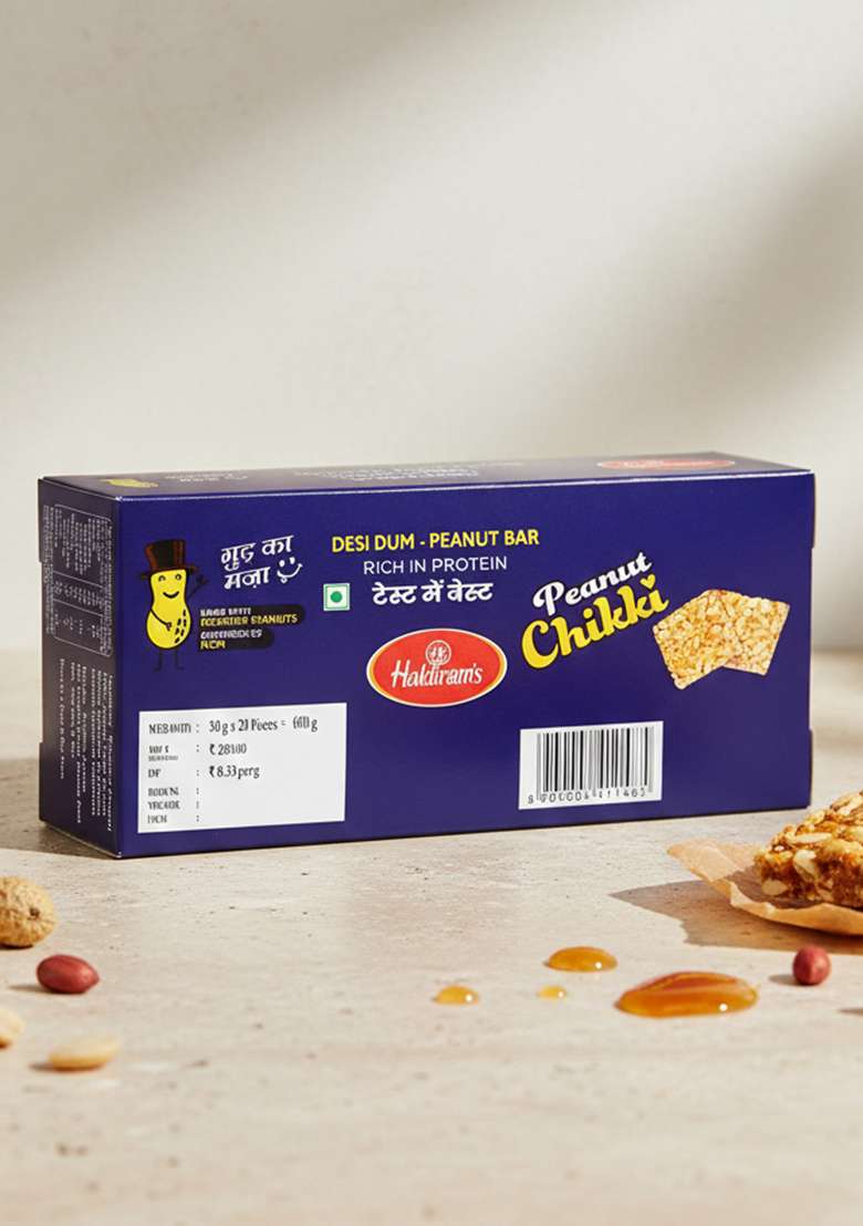 Haldirams Peanut Chikki (600 G) - Indya