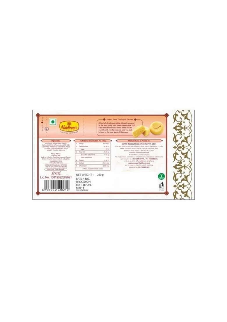 Haldirams Kesar Peda (250 G) - Indya