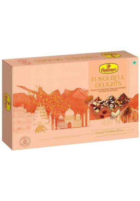 Haldirams Flavourful Delights (Assorted Dry Fruits Burfee 500 G)