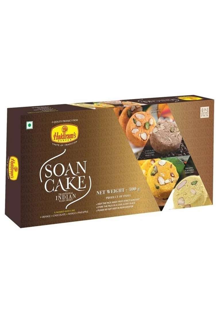 Haldirams Soan Cake (Multi Flavour) (400 G) - Indya