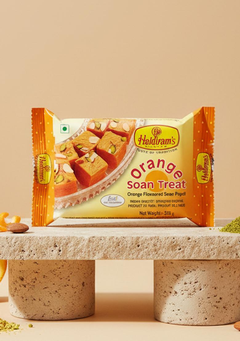 Haldirams Soan Papdi (Orange Flavour)