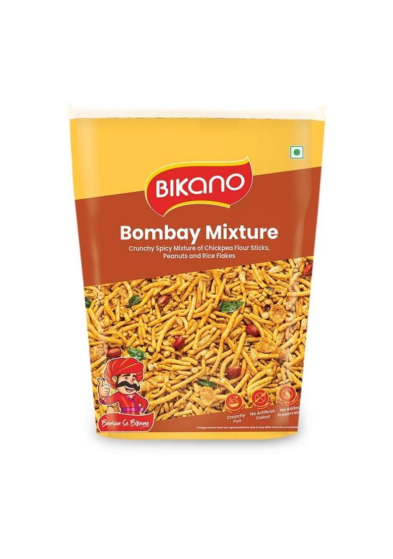Bikano Bombay Spicy & Tangy Indian Namkeen Tea-Time Snack 800g - Indya