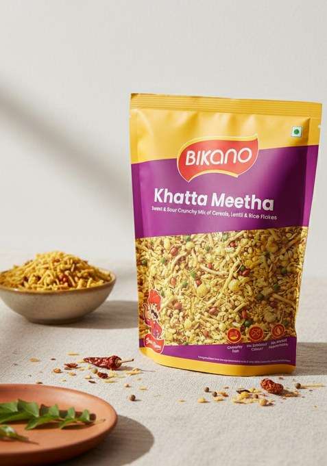 Bikano Khatta Meetha Namkeen – Crunchy & Tasty Mixture | 1kg Pack