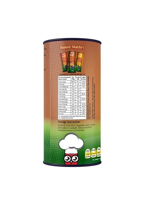 Healthy Master Baked Wheat Mathri (Flax Seed) – 100% Wheat Healthy Snack | 250g