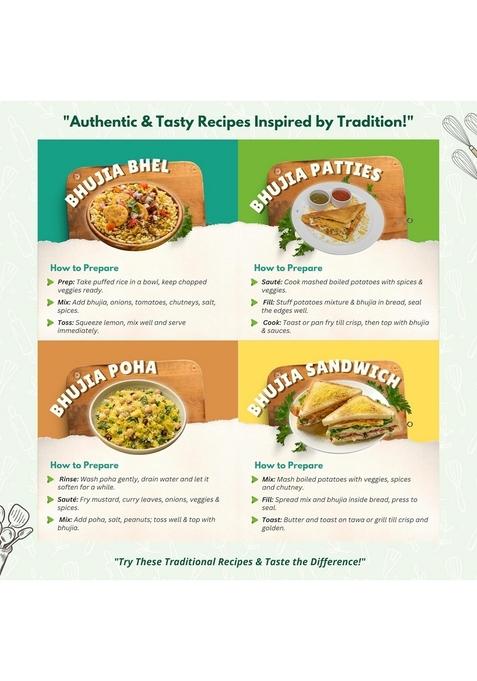 Mithila Foods Makhana Bhujia – Foxnut Bhujiya Healthy Snack | 1 Kg