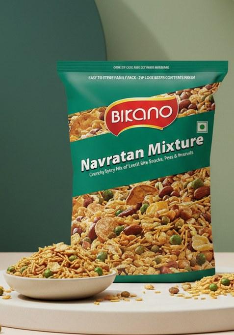 Bikano Navratan Mixture – Spicy & Crunchy Namkeen | 400g + 25% Extra