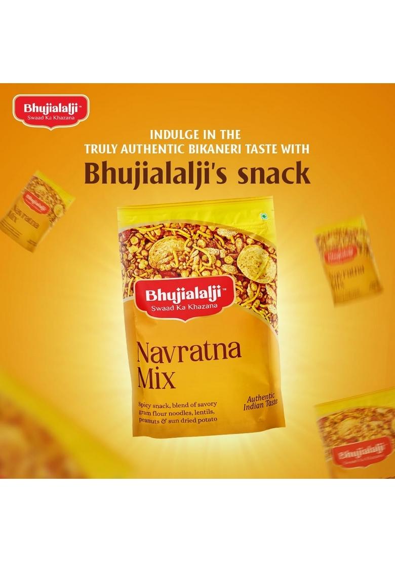Bhujialalji Navratna Mixture – Crispy & Light Indian Namkeen | 1kg