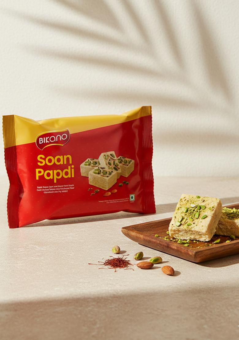 Bikano Soan Papdi – Soft & Flaky Indian Sweet | 400g