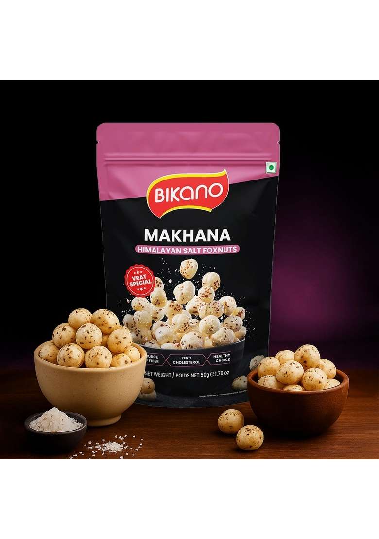 Bikano Makhana Himalayan Salt – 50g - Indya