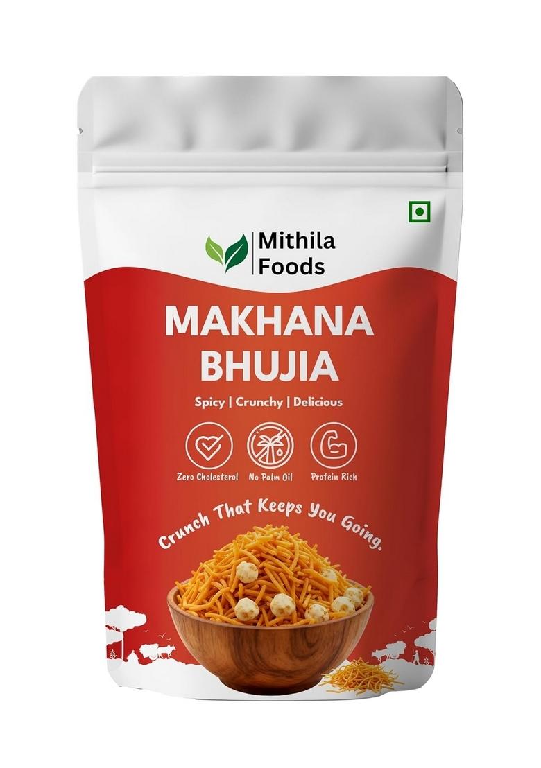 Mithila Foods Makhana Bhujia – Crunchy Foxnut Bhujiya Snack | 200g