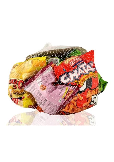 Bikano Snacks Variety Pack – Natkat Nimbu, Chatax, Chips & More | 242.8g (6 Pack)
