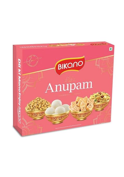 Bikano Diwali Gift Pack Anupam – 1.25kg | Assorted Sweets & Namkeen