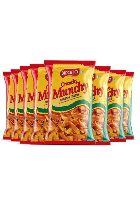 Bikano Crunchy Munchy Spicy Namkeen Snack Mix – Tea-Time Snack | 90g
