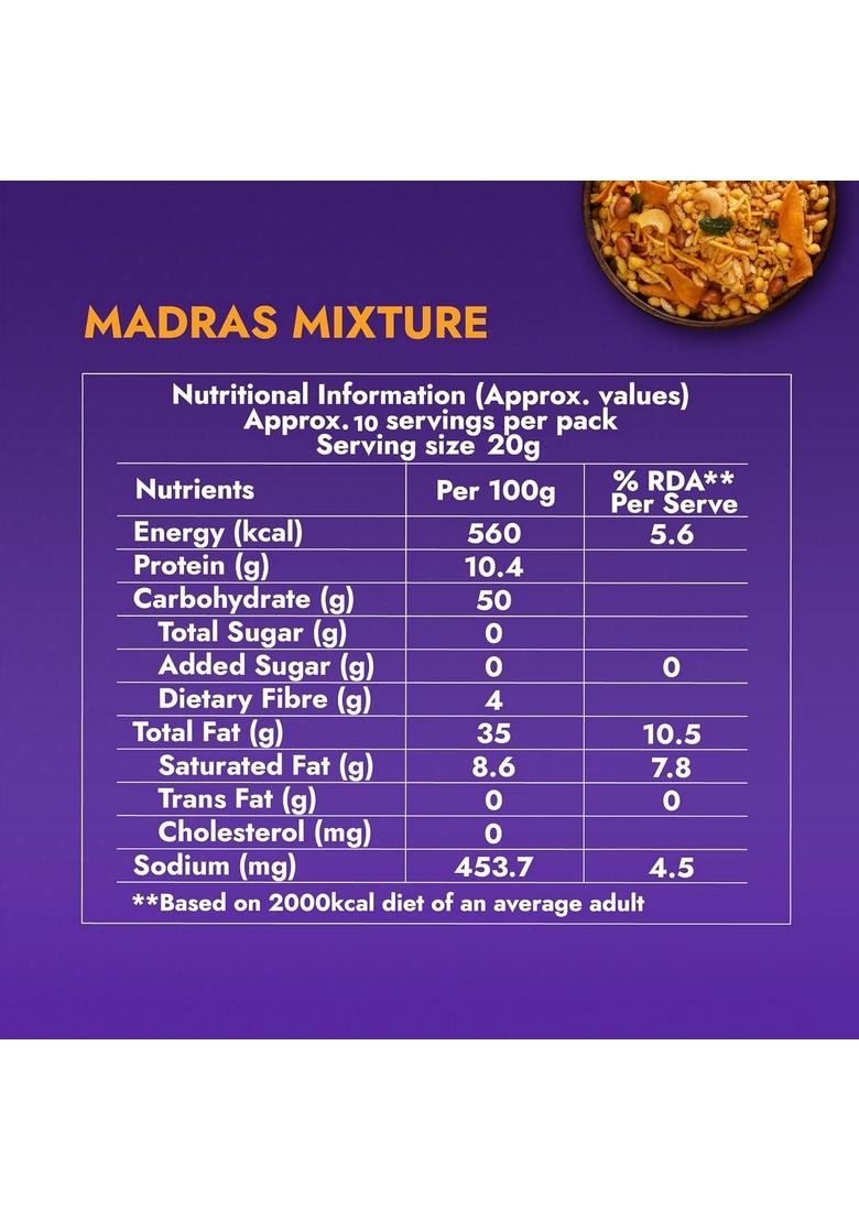 Sweet Karam Coffee Special Madras Mixture – Authentic South Indian Snack | 95grams