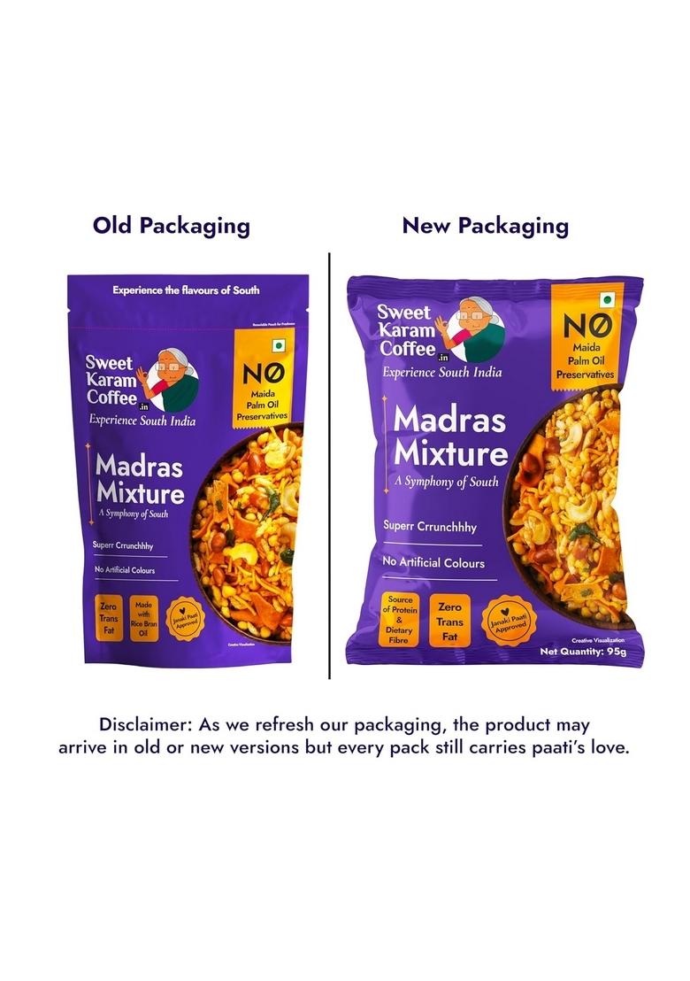 Sweet Karam Coffee Special Madras Mixture – Authentic South Indian Snack | 95grams