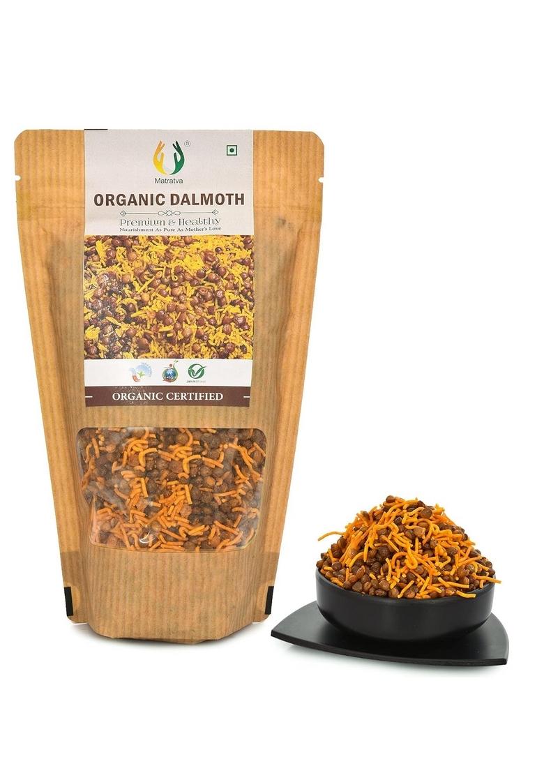 Matratva Organic Dal Moth Namkeen – Crunchy & Spicy Snack | 1 kg