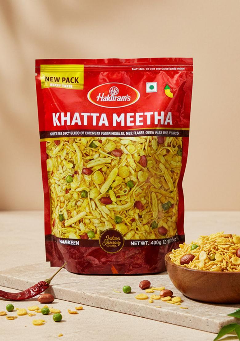 Haldiram'S Delhi Khatta Meetha, 400g+40g/20g extra