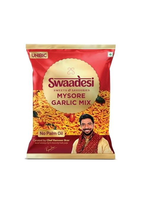 Unibic No Palm Oil Mysore Garlic Mix – Crunchy Ready-to-Eat Snack | 165gm/200gm