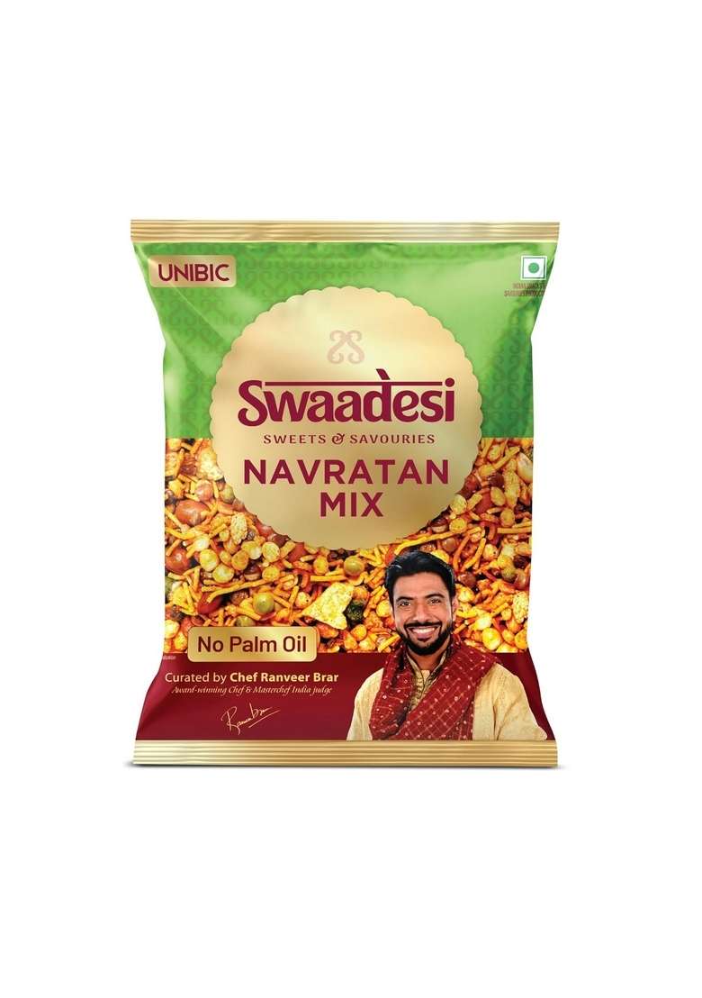 Unibic Swaadesi No Palm Oil Navratan Mixture 165/200gm - Indya