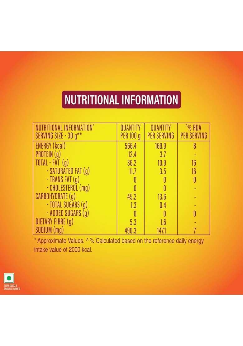 Unibic Swaadesi No Palm Oil Navratan Mixture 165/200gm - Indya
