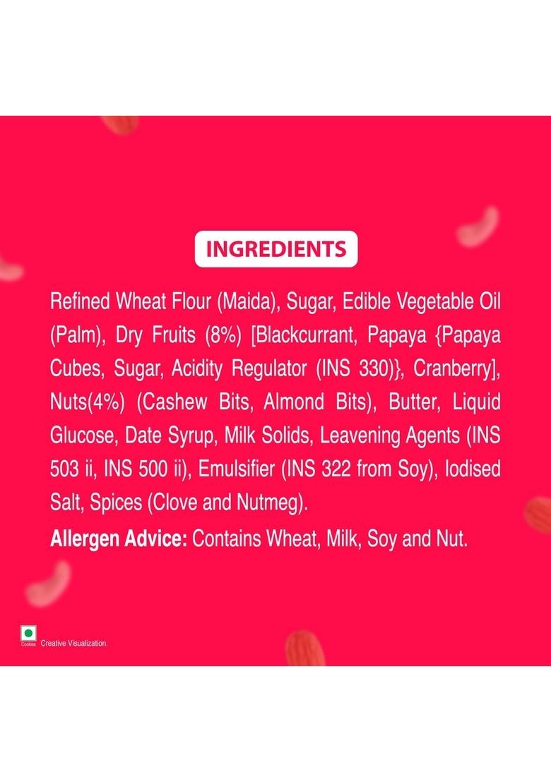 Unibic Fruit & Nut Cookies – Crunchy Fruit Biscuits | 450/500 g