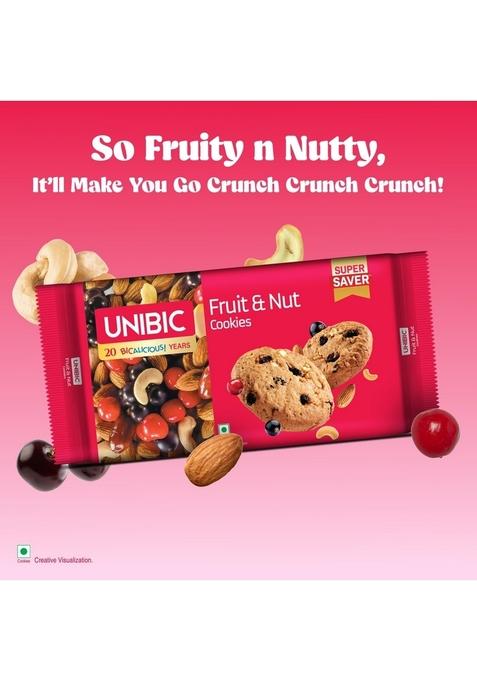 Unibic Fruit & Nut Cookies – Crunchy Fruit Biscuits | 450/500 g