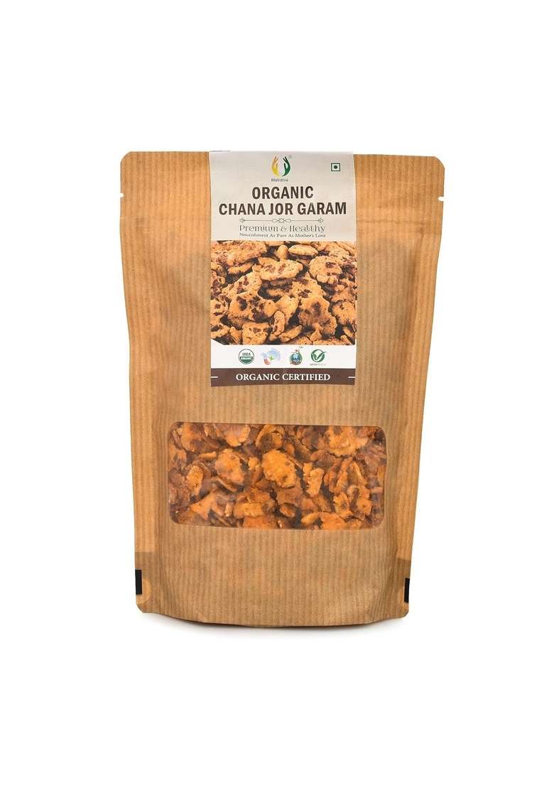 Matratva Organic Chana Jor Garam – Protein-Rich Crispy Namkeen | 1Kg - Indya